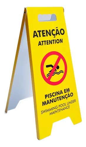 Placa Cavalete De Sinaliza O Piscina Em Manuten O