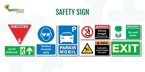 Kumpulan Sign Safety Sign Indonesia