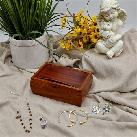 Mahogany And Padauk Keepsake Box Memory Box Jewelry Box Etsy