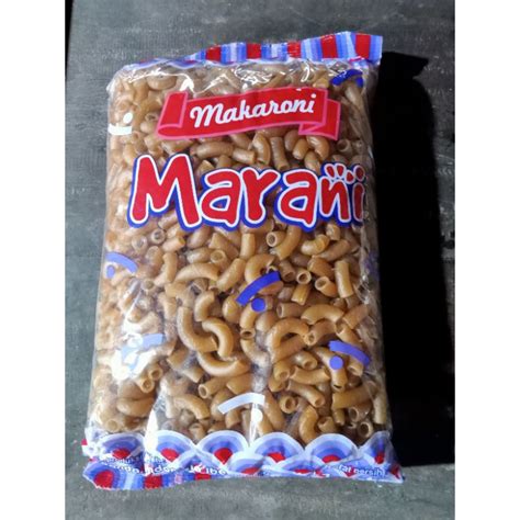 Jual Kerupuk Makaroni Mentah Cap Marani Mengembang Mekar 1kg Shopee