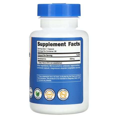 Nutricost Benfotiamine Mg Capsules