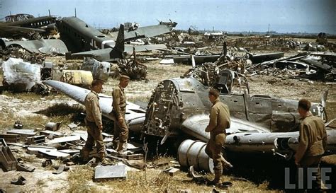 Destroyed Airfield Stukas Over Stalingrad