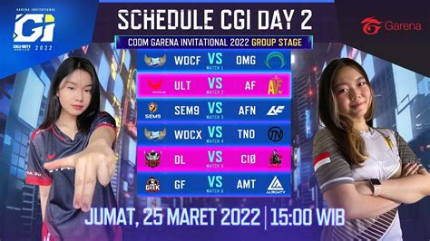 CODM Garena Invitational 2022 Group Stage Day 2 Garena Call Of Duty