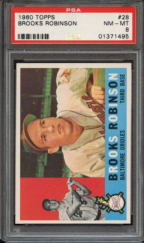 Lot Detail 1960 TOPPS 28 BROOKS ROBINSON PSA NM MT 8