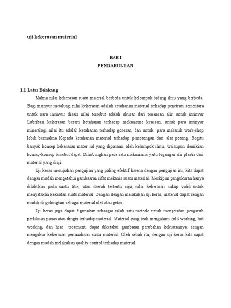 PDF Uji Kekerasan Material Docx DOKUMEN TIPS