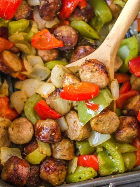 Air Fryer Sausage And Peppers Clean Eating Kitchen