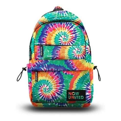 Mochila Now United Tie Dye Notebook Escolar Casual Urbano Submarino