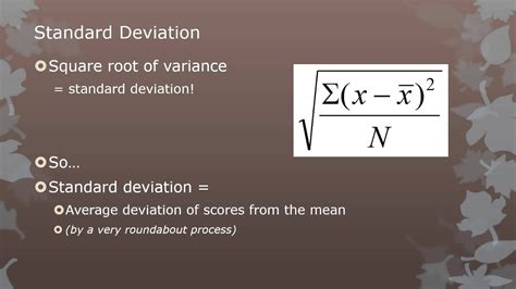 B07c Measures Of Spread Variability Variance And Standard Deviation Youtube