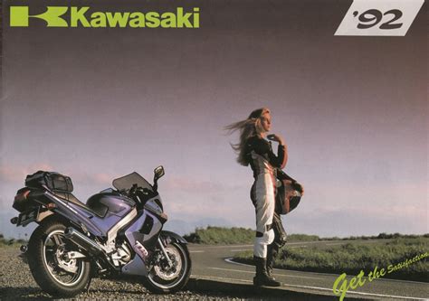 Prospekt Kawasaki Motorradprogramm Modelle Prospekt Brochure