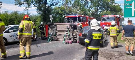 Wypadek na granicy Gliwic i Knurowa Zginęła jedna osoba