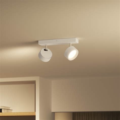 Philips Bracia spot plafond LED à 2 lampes blanc Luminaire fr