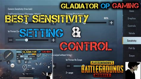 BEST PUBG MOBILE SENSITIVITY SETTING CONTROLTo IMPROVE Your AIM