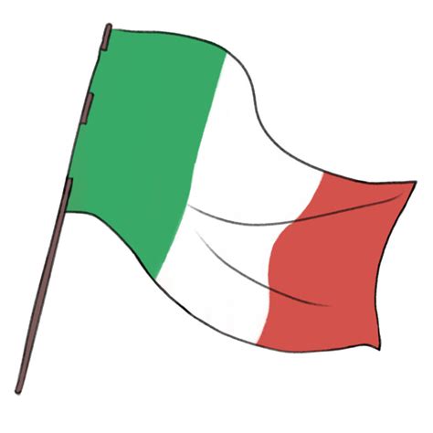 イタリア 国旗 イラスト 無料 ただのイラスト