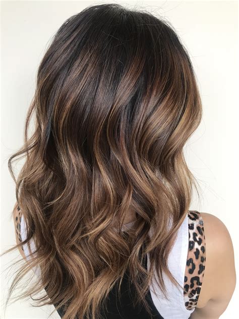 Natural Brunette Balayage | Balayage hair brunette caramel, Balayage