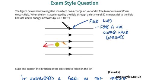 Electric Fields Mock Paper Question A Level Physics Aqa Ocr Edexcel Youtube