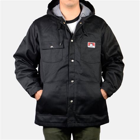 Ben Davis Hooded Front Snap Jacket The Golden Rule Store