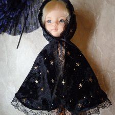 Одежда для кукол - Бархатный плащ купить в Шопике | Москва - 1166433