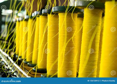 High Quality Nylon Rope Making Machine In The Factory Stock Photo