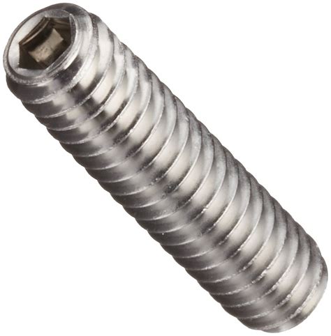 Stainless Steel Set Screw Plain Finish Vented Hex Socket Drive