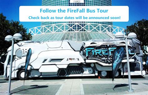 Follow the Firefall Bus around the country