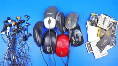 Awesome Uses Of Old Earphone Old Computer Mouse And Old Mobile Battery Youtube