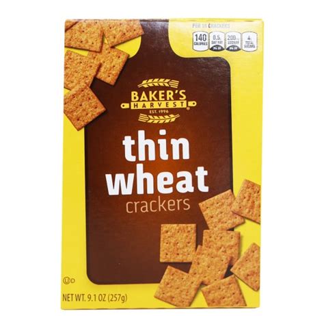 Bakers Harvest Thin Wheat Crackers (9.1 oz.) | Emmi Farms