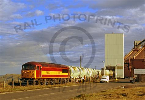 Rail Photoprints Class 56 56037 Blyth 091001 Br496