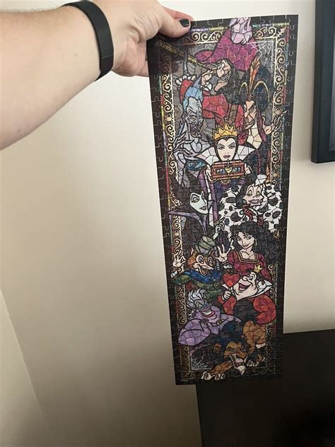 Disney Villains Stained Glass 456 Gyutto Piece Puzzle Tenyo Japan‎ ‎dsg