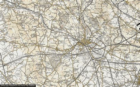 Historic Ordnance Survey Map Of Newtown 1903