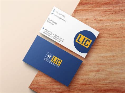 Top Lic Agents Visiting Card Designs