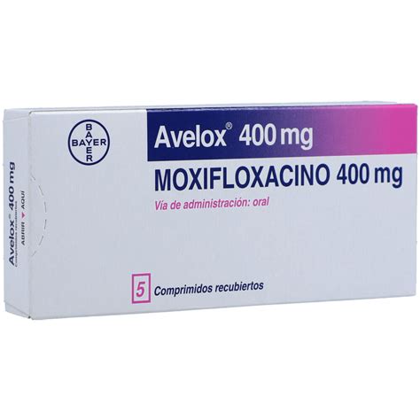 Avelox Mg Tabletas Drogas Exito