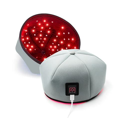 Portable Red Light Therapy Cap Laser Hair Regrowth Hat Hair Loss Treatment Thermal Helmet Scalp