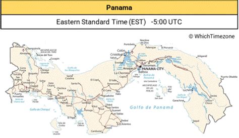 Panama Time Zone Whichtimezone