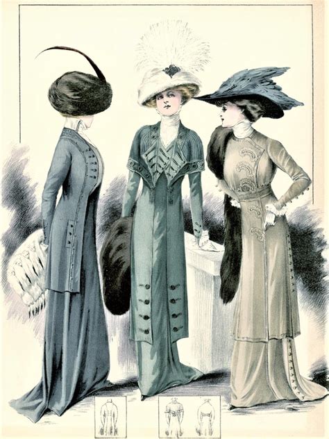 Fashion Plate De Gracieuse 1909 Edwardian Era Fashion Edwardian