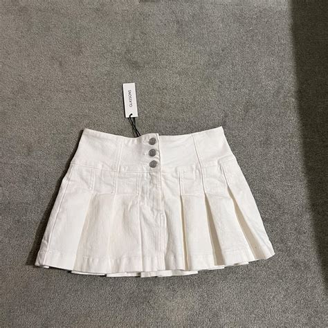 ️ White Miniskirt From Glassons ️ Brand New With Depop