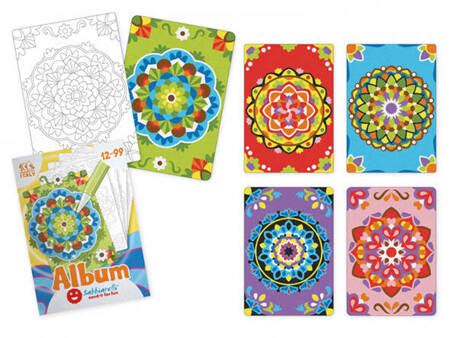 Album Do Kolorowania Piaskiem Mandala Art 12l SABBIARELLI