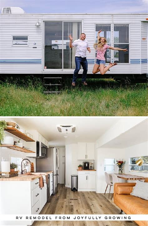 RV TOURS: Stylish Park Model Renovation by @Joyfully.growing | Rv remodel, Diy camper remodel ...