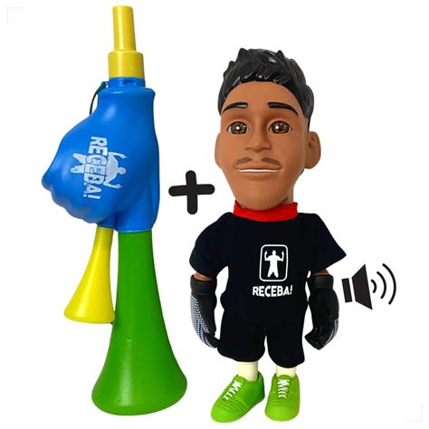 Boneco Luva De Pedreiro Frases Vuvuzela Receba KIT Copa Do Mundo