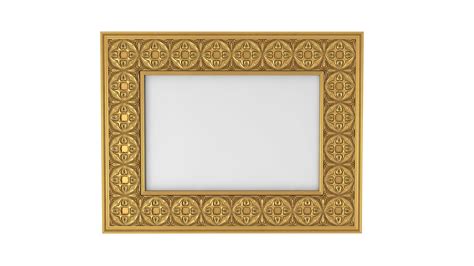 Carved Picture Frame 3d Model 24 Fbx Obj Max Free3d