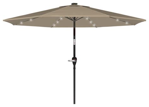 Pure Garden 10 Foot Outdoor Patio Umbrella Contemporary Outdoor Umbrellas By Trademark