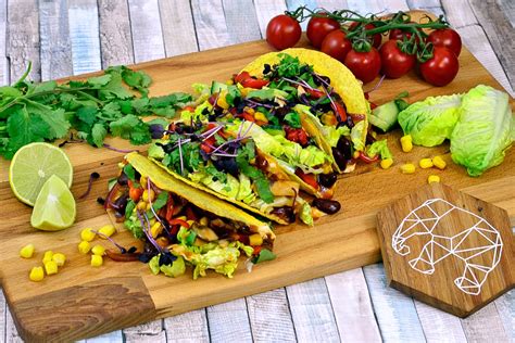 Mexikanische Tacos Mit Gem Se Und Salsa Discover Vegan