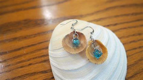 How To Make Seashell Earrings Diy Jewelry Tutorial Feltmagnet