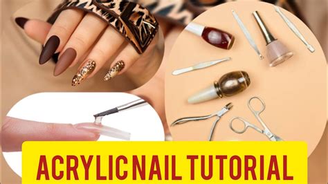 Acrylic Nail Tutorial💅polygel Nail At Homehow To Apply Acrylic For