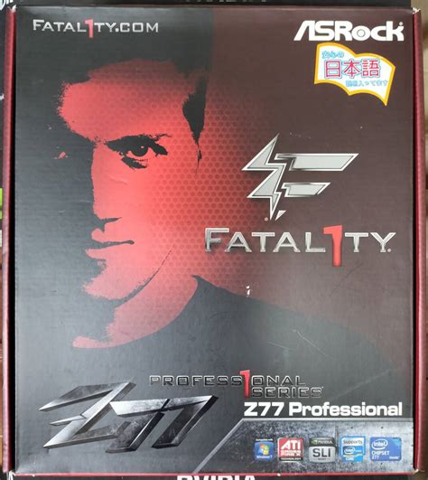 やや傷や汚れあり中古動作品ASRock Fatal1ty Z77 Professionalと3770Kメモリー16GBのセット