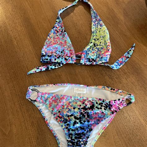 Shoshanna Swim Shoshana Cd Cup Halter Top Bikini Never Worn Poshmark