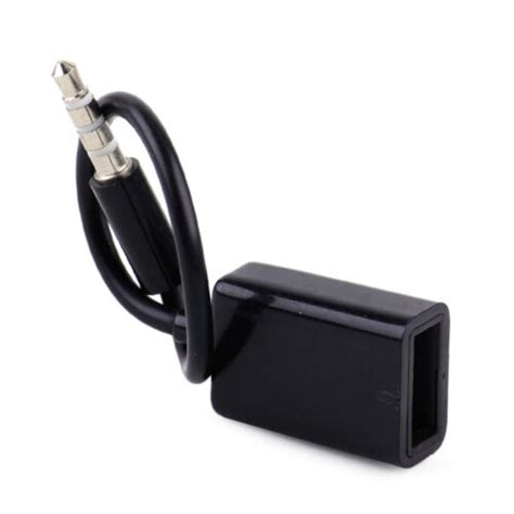 3 5mm Male Aux Audio Plug Jack To Usb 2 0 Female Converter Cable Cord Car Mp3 Ebay