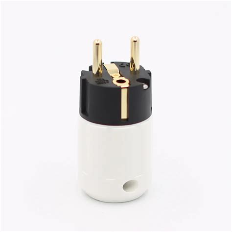 Gold Plated Eu Schuko Plug Hifi Power Plug Male Hi Fi Power Plug Us