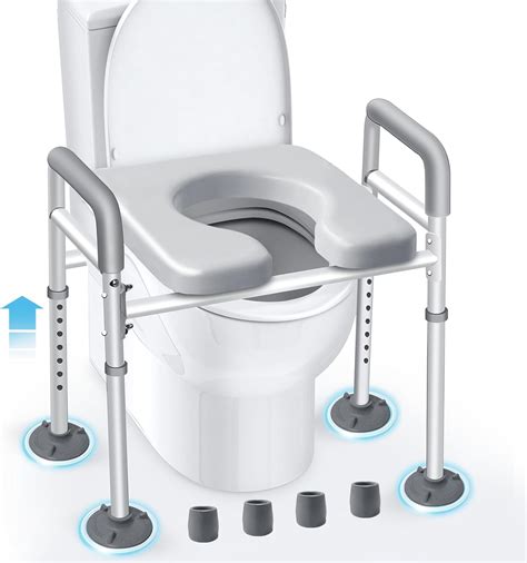 Eosprim Toilettensitzerhöhung mit Armlehnen WC Sitzerhöhung für