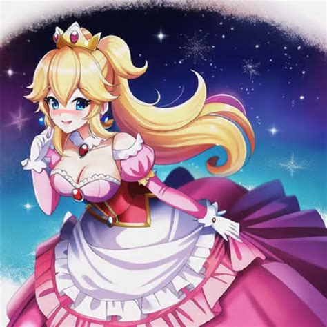 My anime art of Princess Peach | Fandom