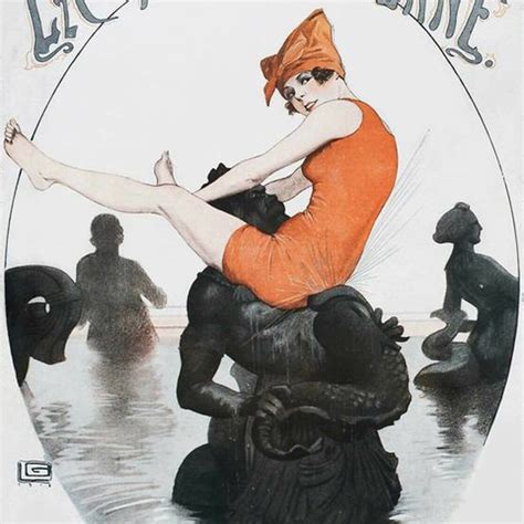 La Vie Parisienne 1918 Paris Port De Mer Georges Leonnec Crop Mad Men